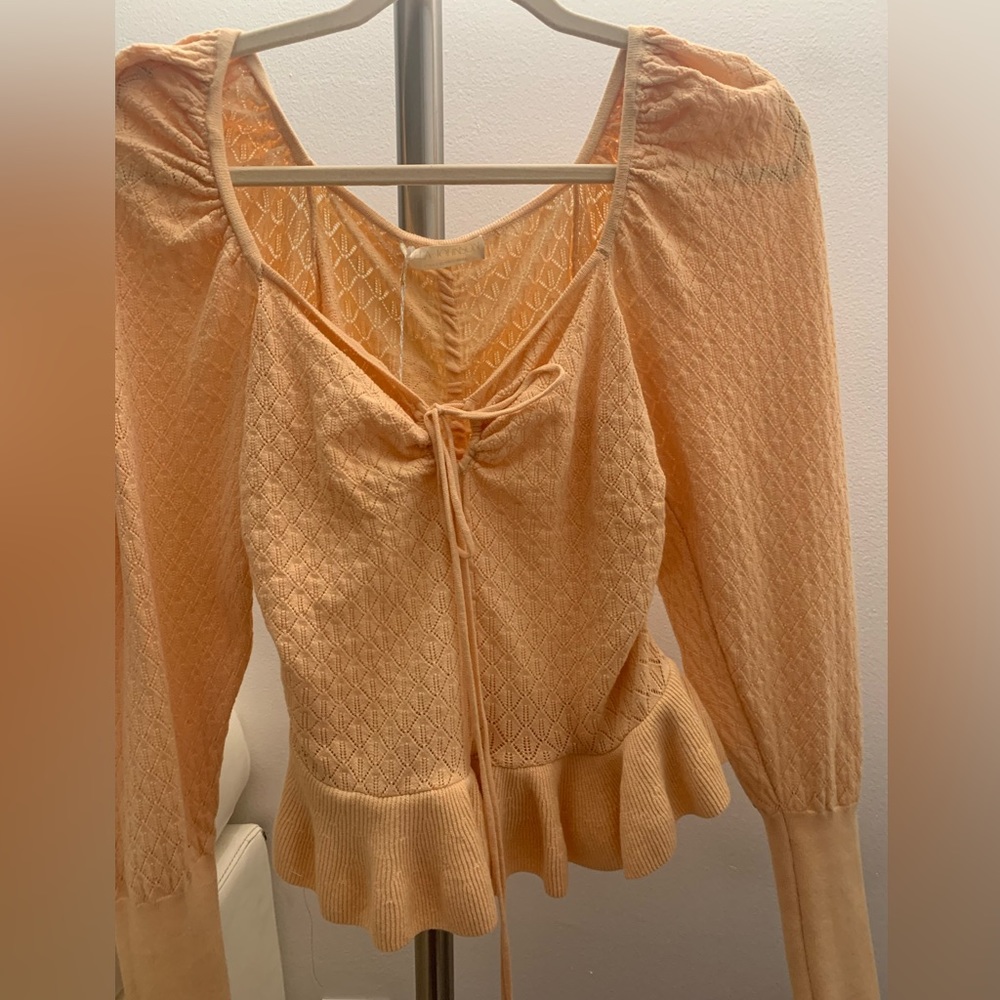 ULLA JOHNSONLELAND HALTER KEYHOLE TOP size small